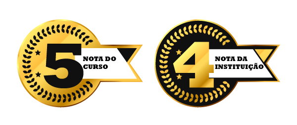 Nota 5 (Curso) | Nota 4 (Instituição)