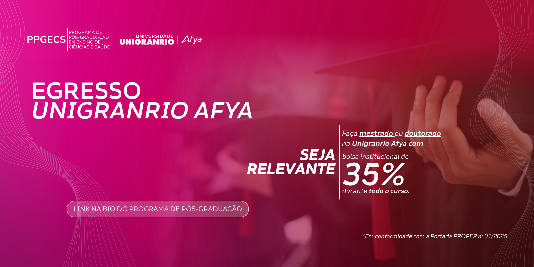 Egresso Unigranrio - Mega Banner - PPGECS