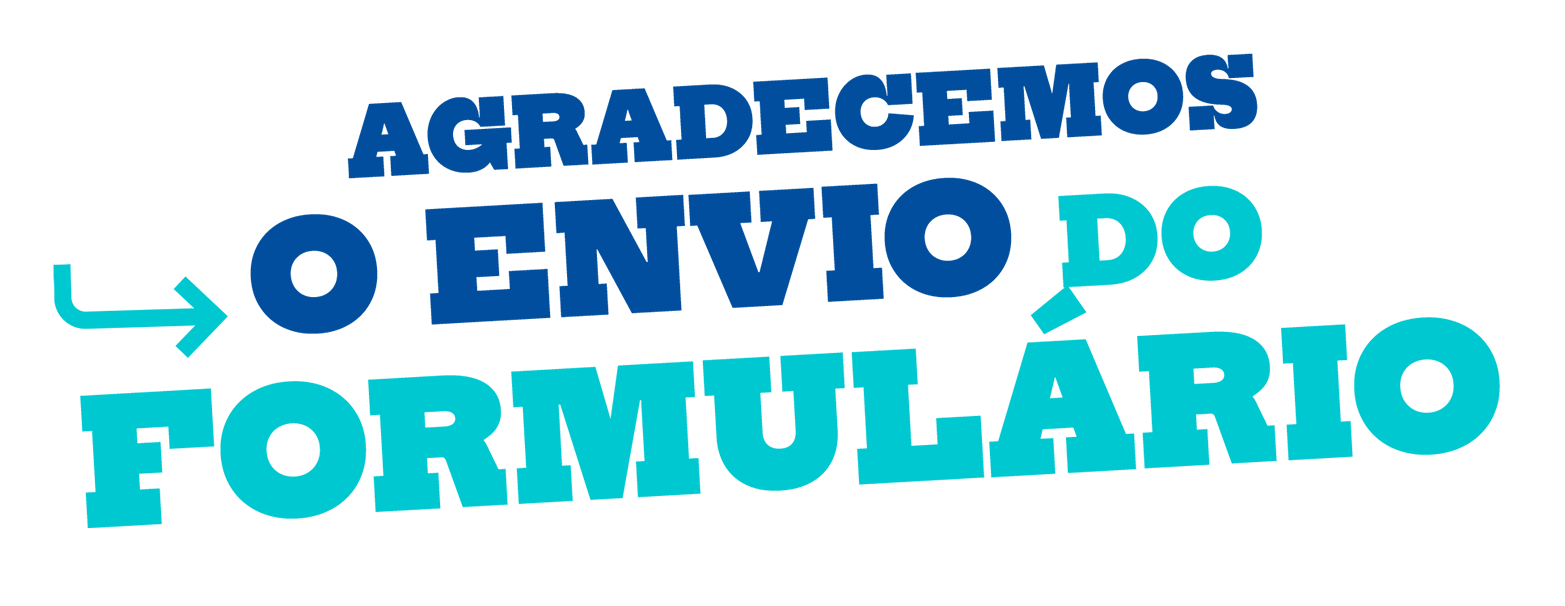 Agradecemos o envio do formulário