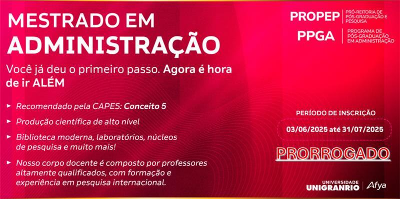 Programa de Pós Graduação em Administração