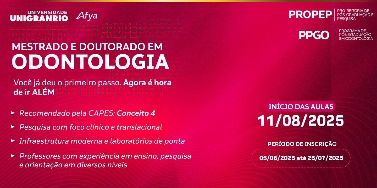 Mestrado e Doutorado em odontologia